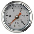 Overtime 2178 Auto Gage Fuel Pressure Gauge - 1.50 in. OV3627759